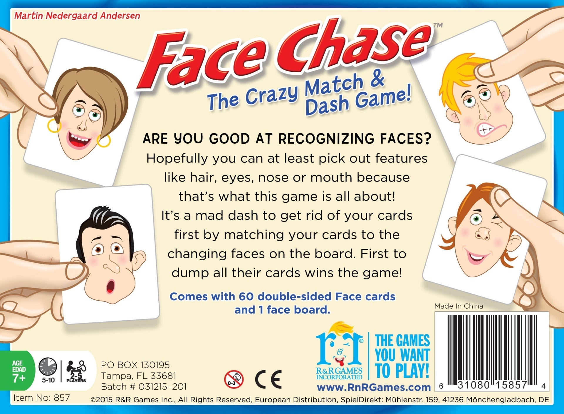 Face Chase (anglais) (occasion)