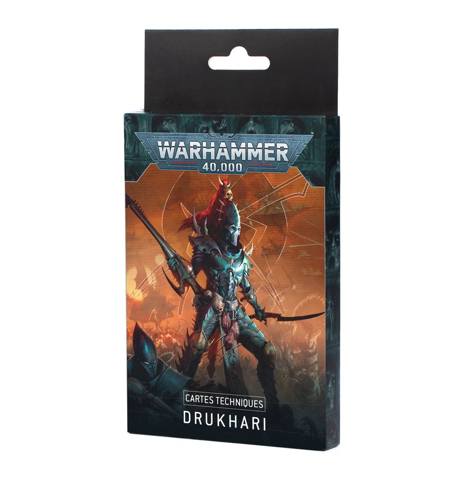 Datasheeet Cards: Drukhari (French)