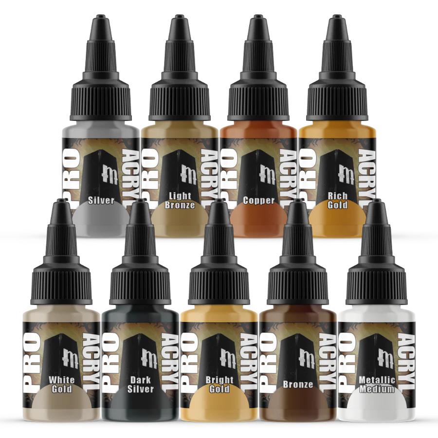 Pro Acryl Metallic Set - 9 Colors