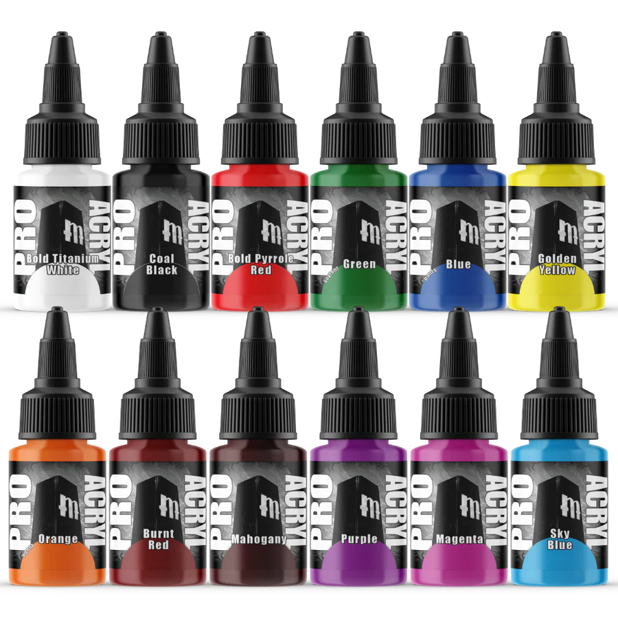 Coffret de base acrylique Pro - 24 couleurs