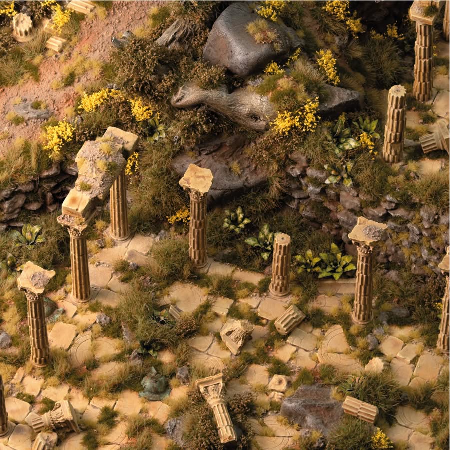 Gamers Grass - Mediterranean Temple Basing Box