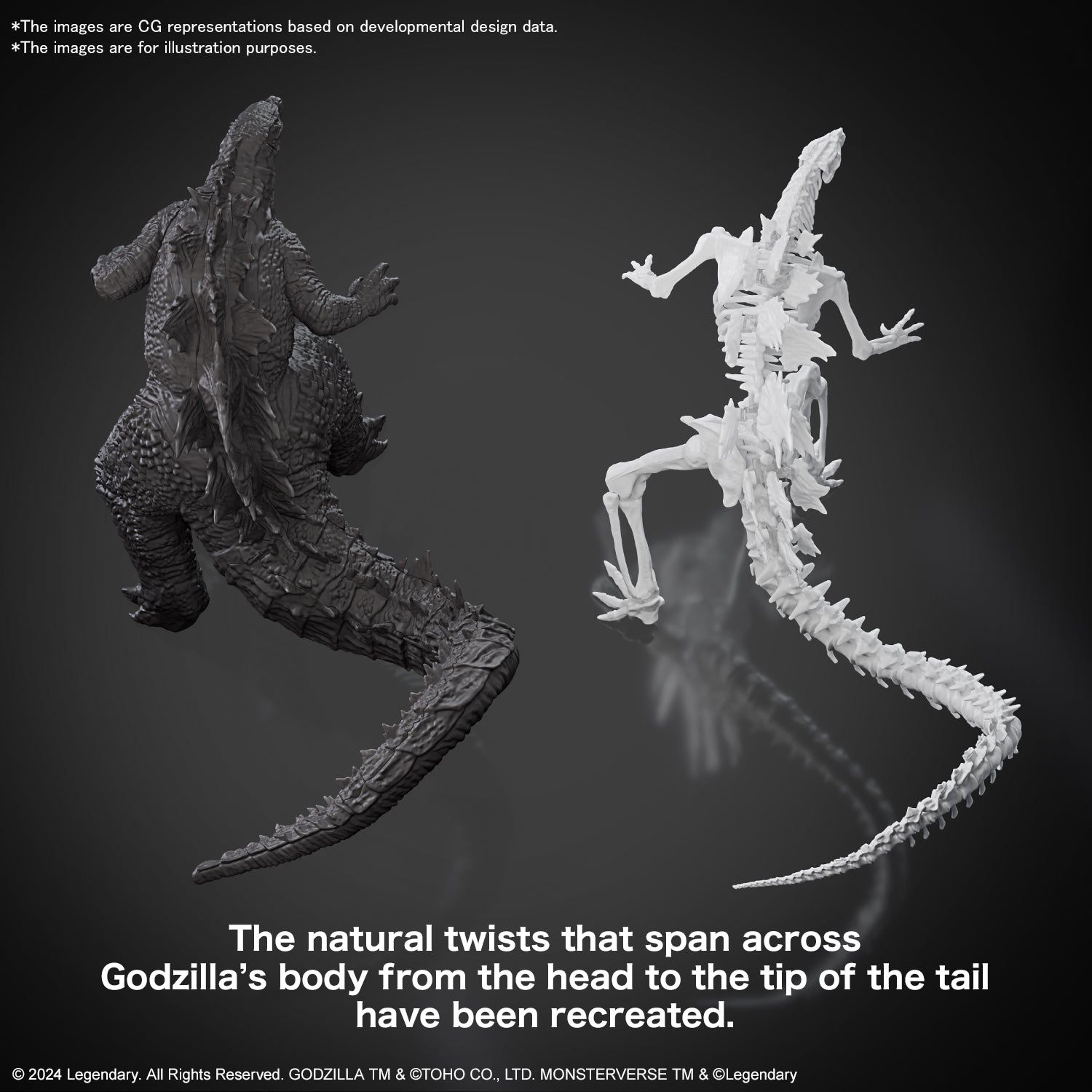 Bandai Godzilla (2024) from “Godzilla X Kong: The New Empire"