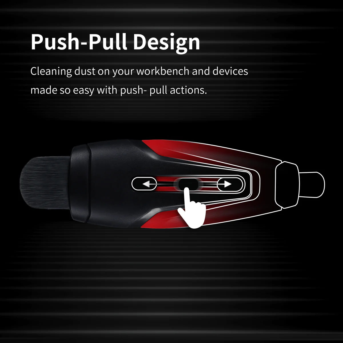Retractable Dust Brush Double Head