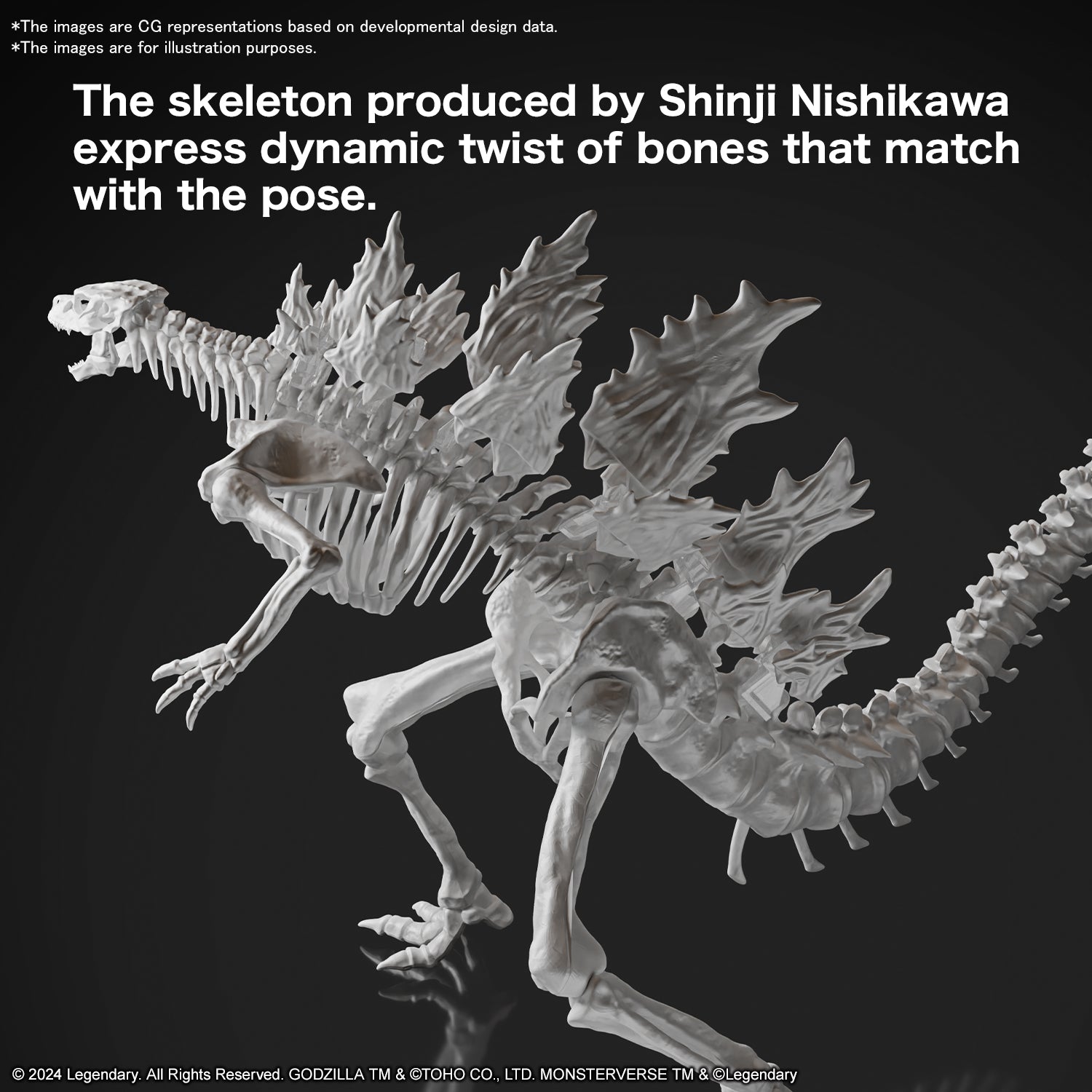 Bandai Godzilla (2024) from “Godzilla X Kong: The New Empire"