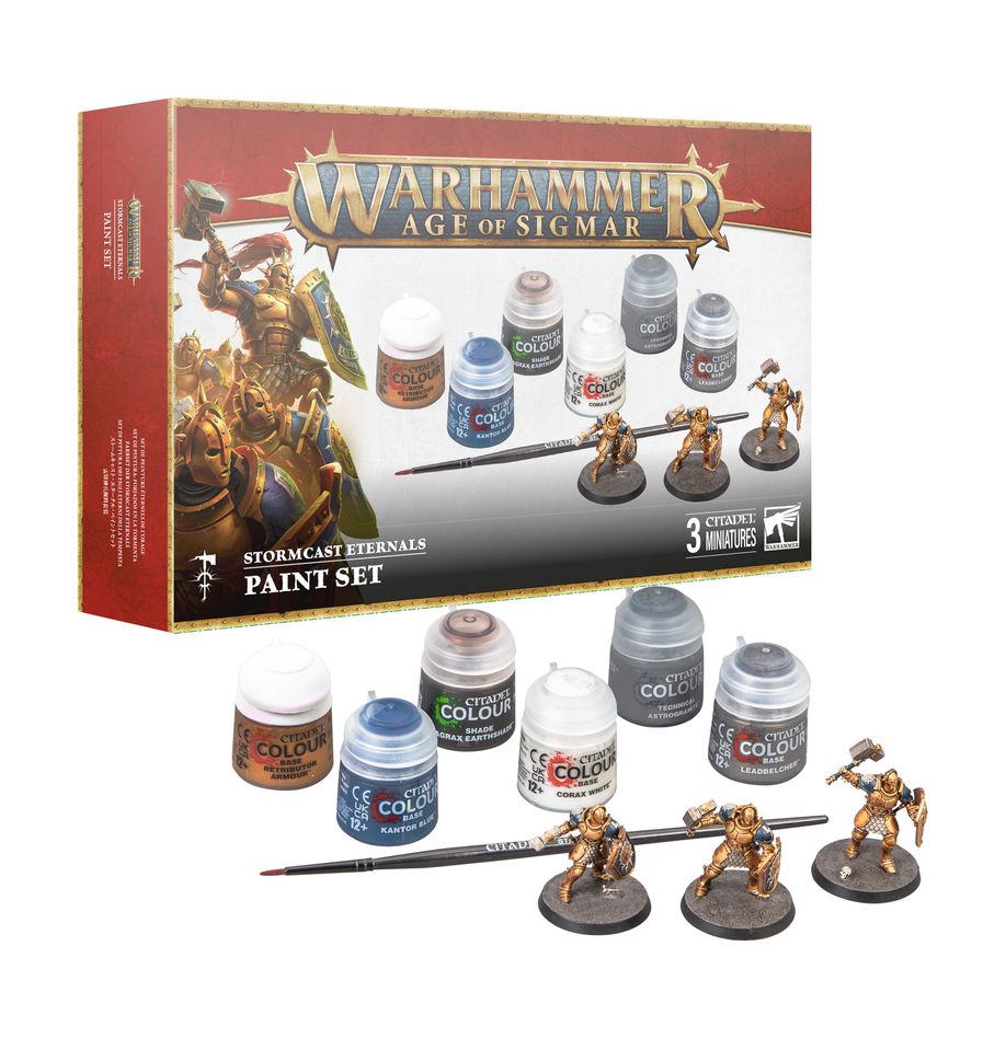 Warhammer Age of Sigmar: Stormcast Eternals Vindictors + Paints Set