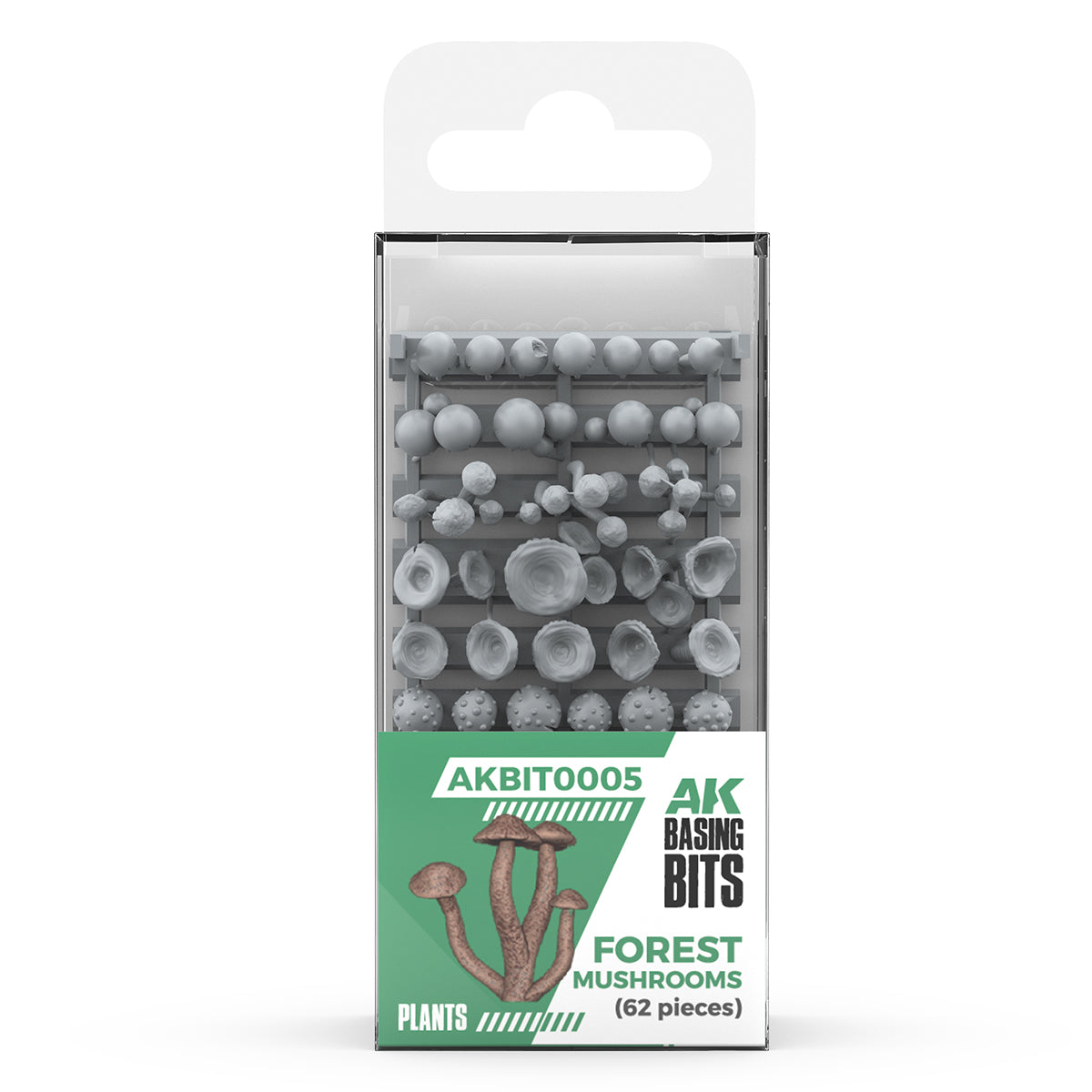 Basing Bits - Forest Mushrooms 63 Pieces