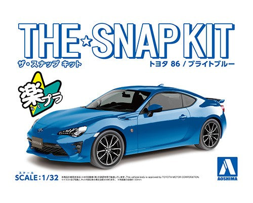 Snap Kit 1/32 Toyota 86(BRIGHT Blue)