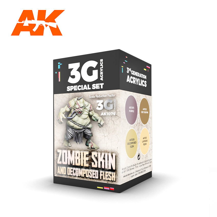 Wargame Color Set: Zombie Skin