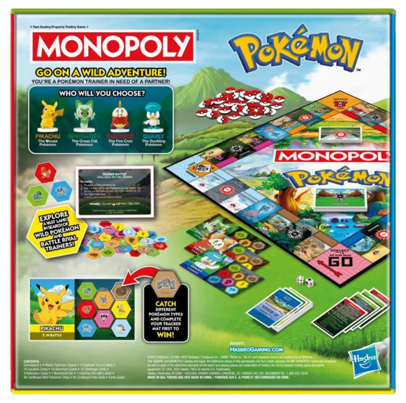 Monopoly Pokémon (anglais) (Précommande)