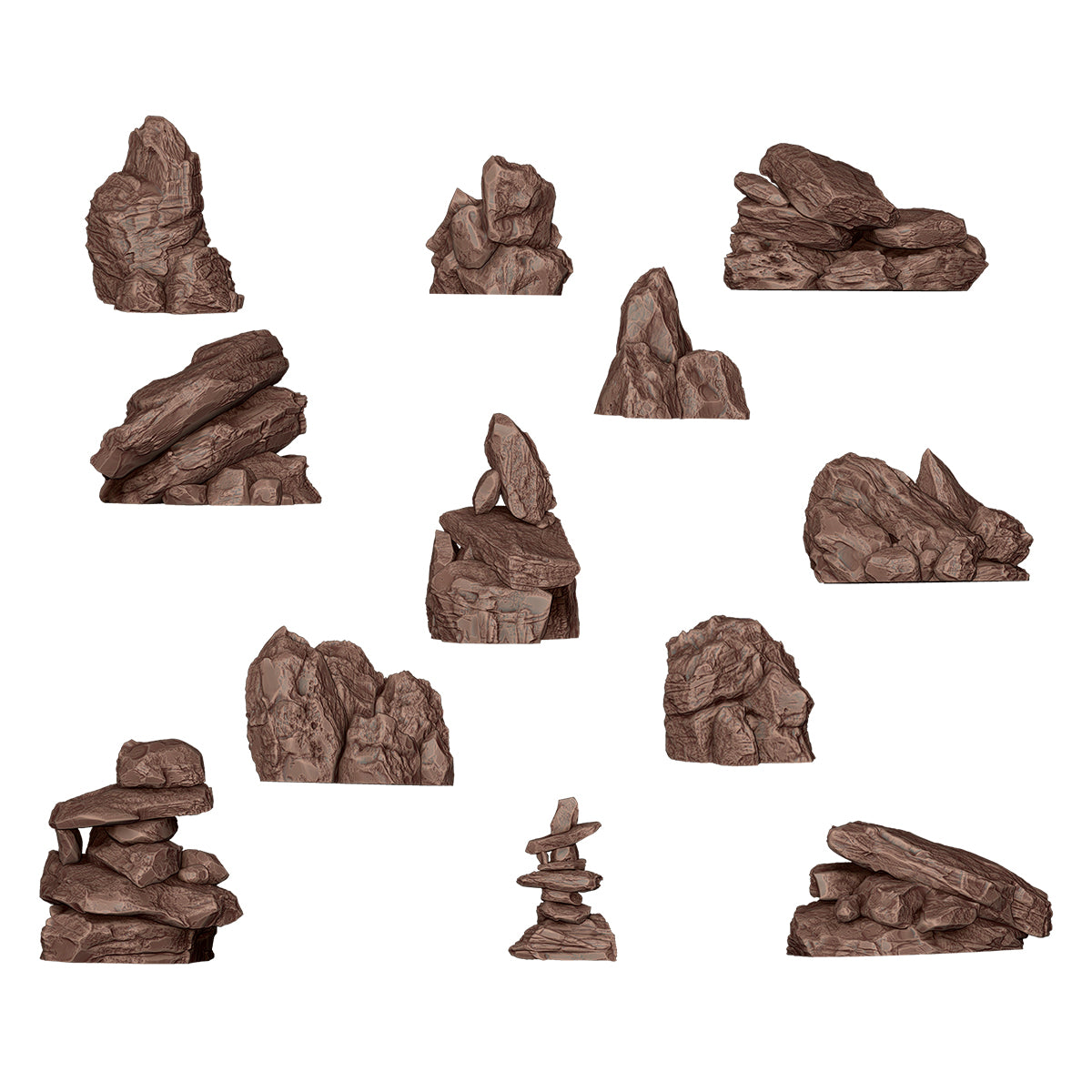 Basing Bits - Rocks & Tors 12 Pieces