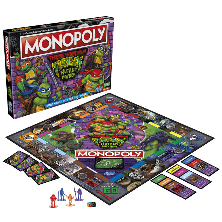 Monopoly - Teenage Mutant Ninja Turtles Mutant Mayhem (English)
