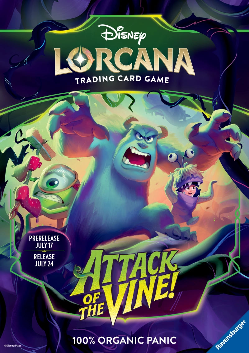 Lorcana Attack of the Vine! Prerelease Sunday July 19th 1:00PM