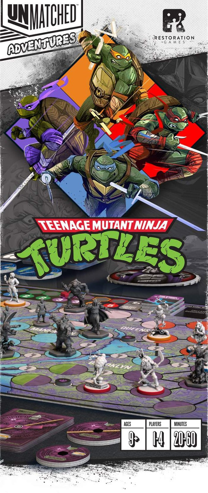 Unmatched Adventures: Teenage Mutant Ninja Turtles (Kickstarter Bundle) (English)