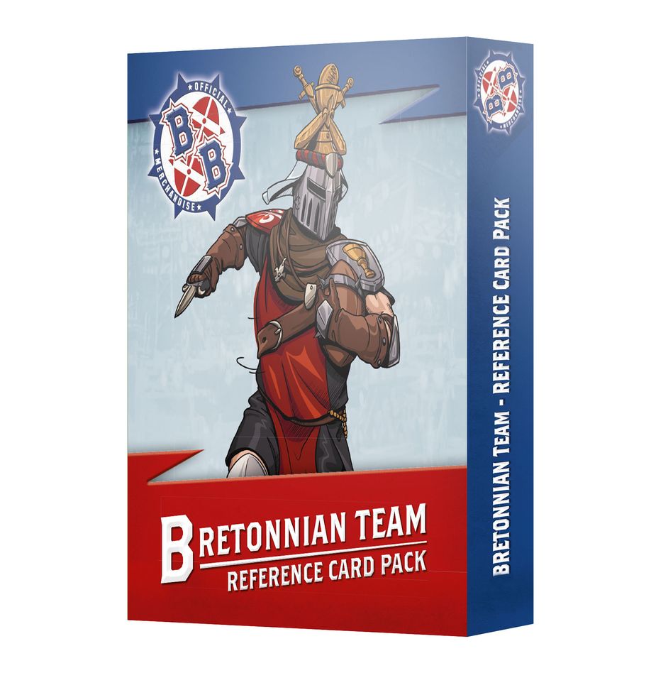 Blood Bowl : Pack de cartes de référence de l'équipe bretonnienne (anglais)