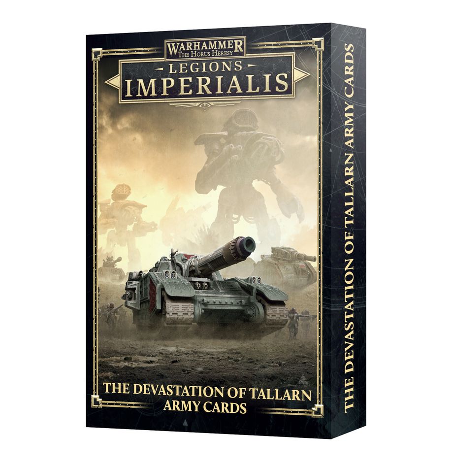 Cartes d'armée de Legions Imperialis : La dévastation de Tallarn