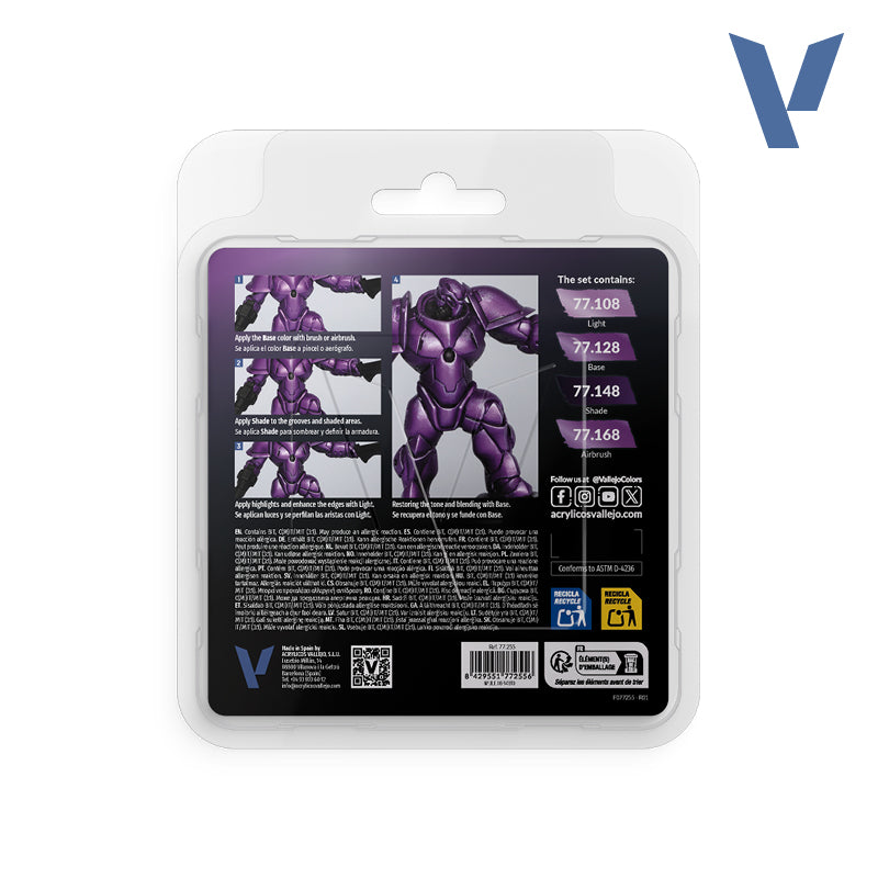 True Metallic Metal: Amethyst Purple Paint Set