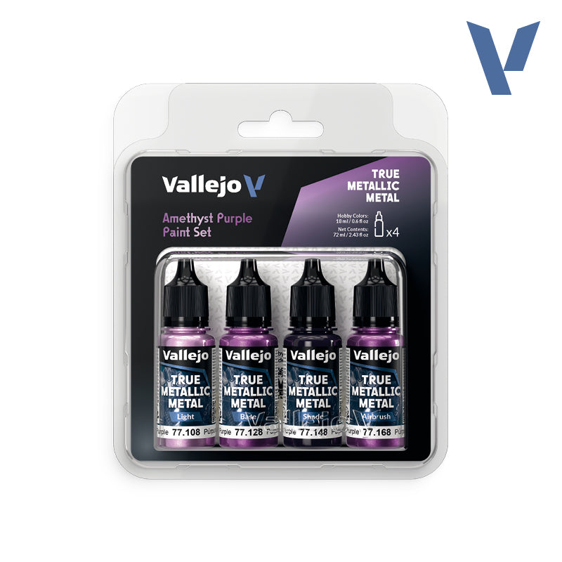 True Metallic Metal: Amethyst Purple Paint Set