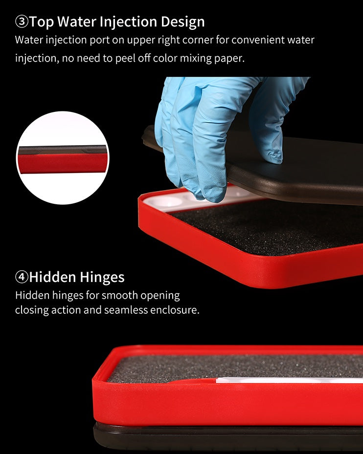 Poseidon Moisturizing Color Mixing Box for Acrylic Paints