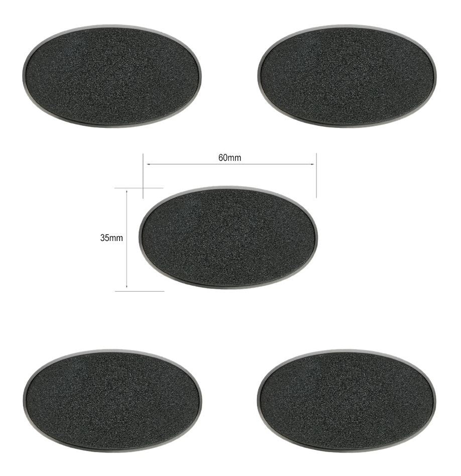 Citadel 60x35MM Oval Bases (5 Pack)
