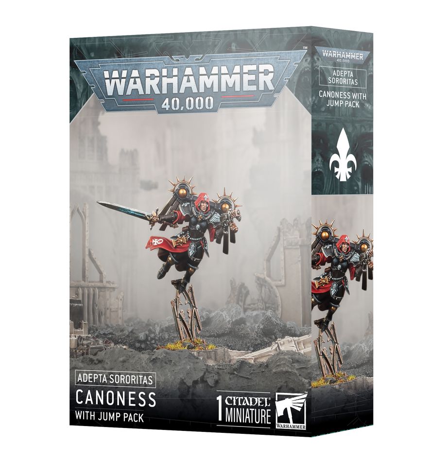 Adepta Sororitas : Canonesse avec Jump Pack