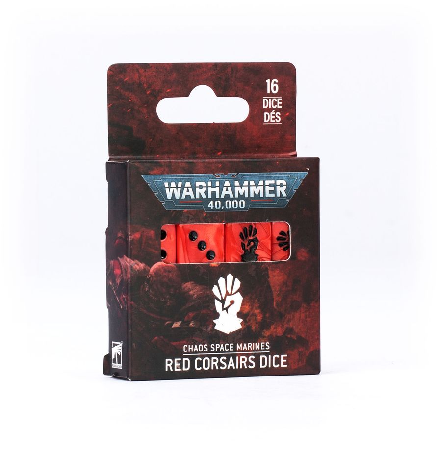 Chaos Space Marines Red Corsairs Dice Set (Pre-Order)