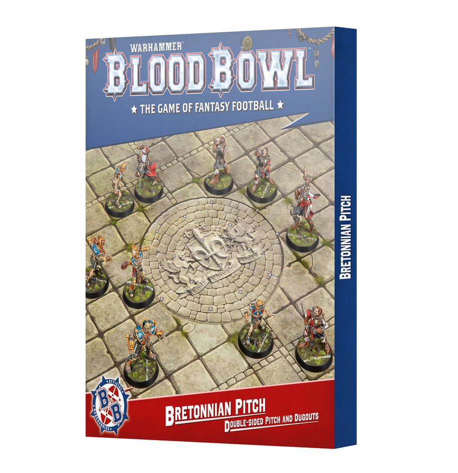 Blood Bowl : Terrain bretonnien : Terrain double face et abris