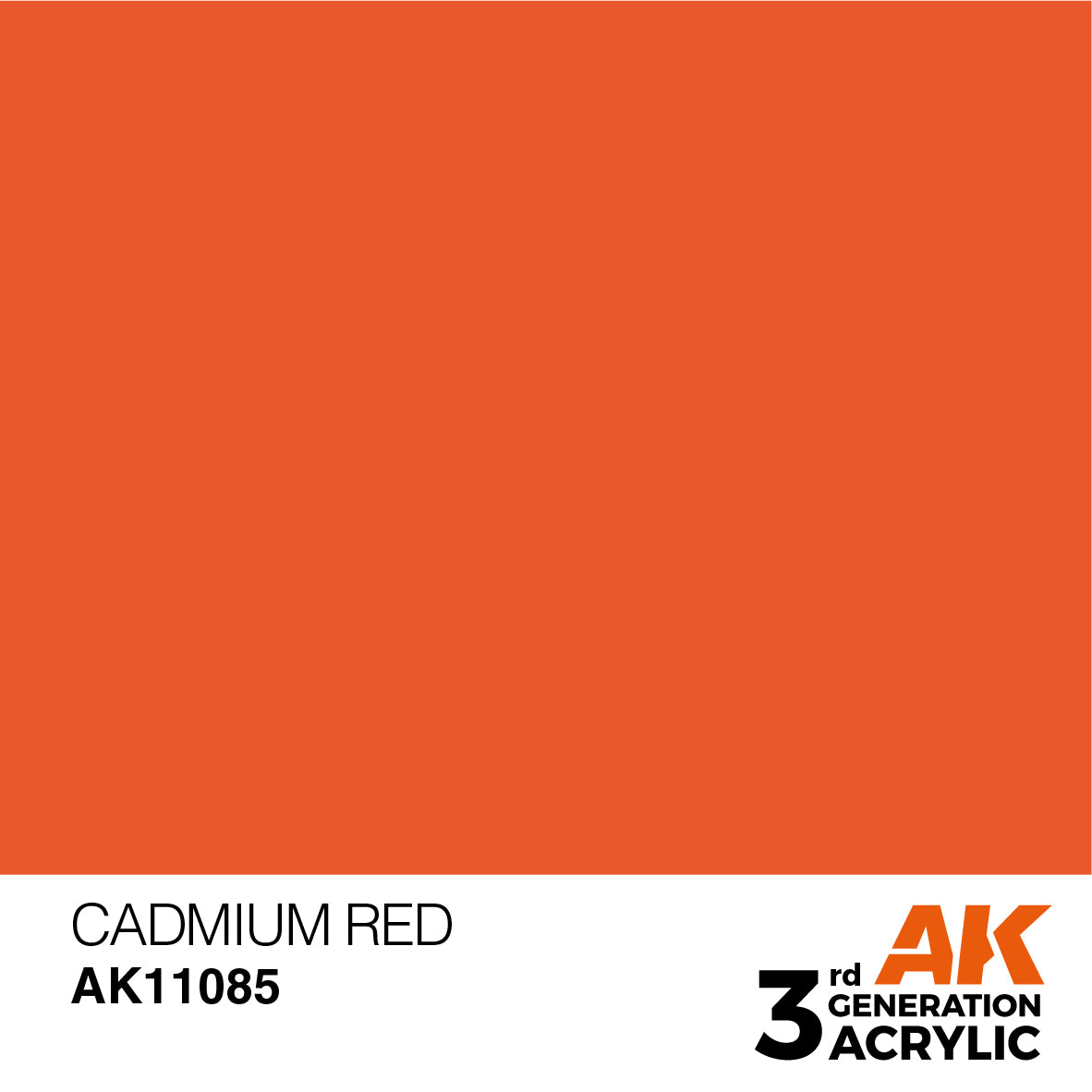 Acrylique 3G : Rouge de Cadmium 17ML