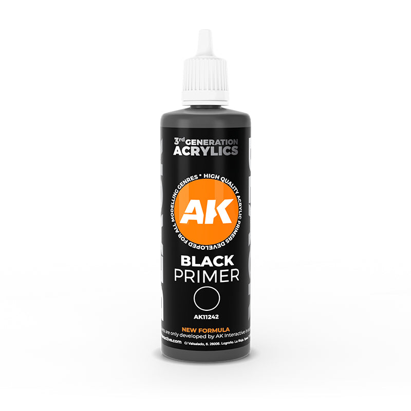Acrylique 3G : Apprêt noir 100 ml