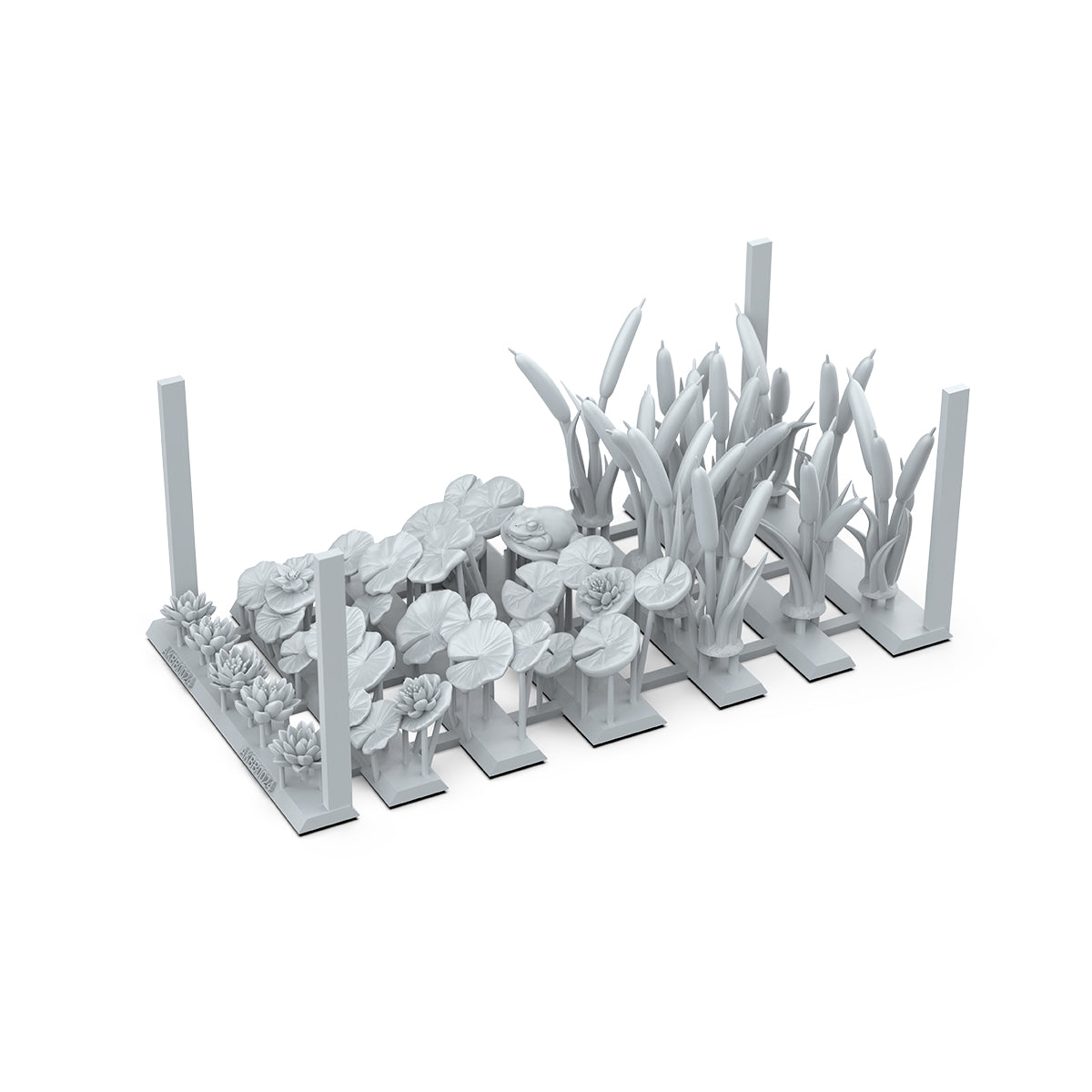 Basing Bits - Water Lilies & Cattails 24 Pieces
