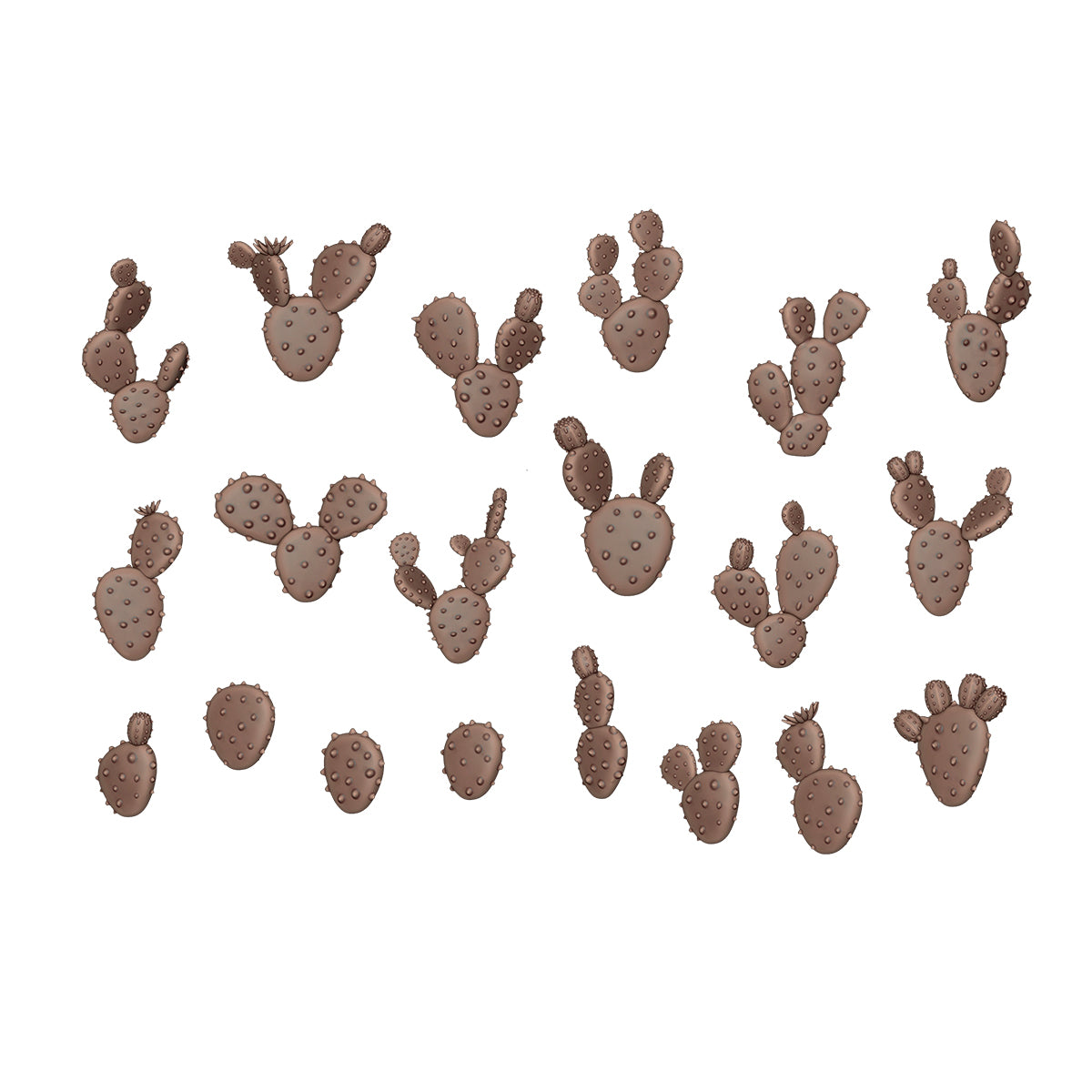 Basing Bits - Nopal Cactus 20 Pieces