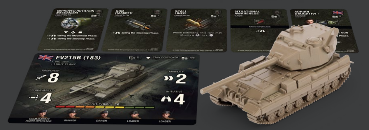 World of Tanks Miniatures Game: British FV215B (English)