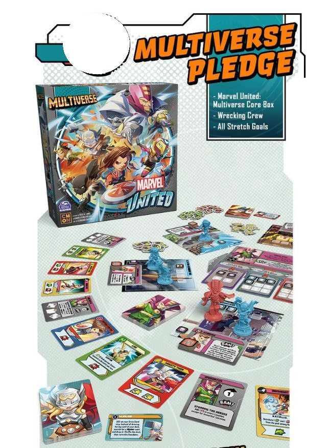Marvel United: Multiverse Pledge (Kickstarter Edition) (English)
