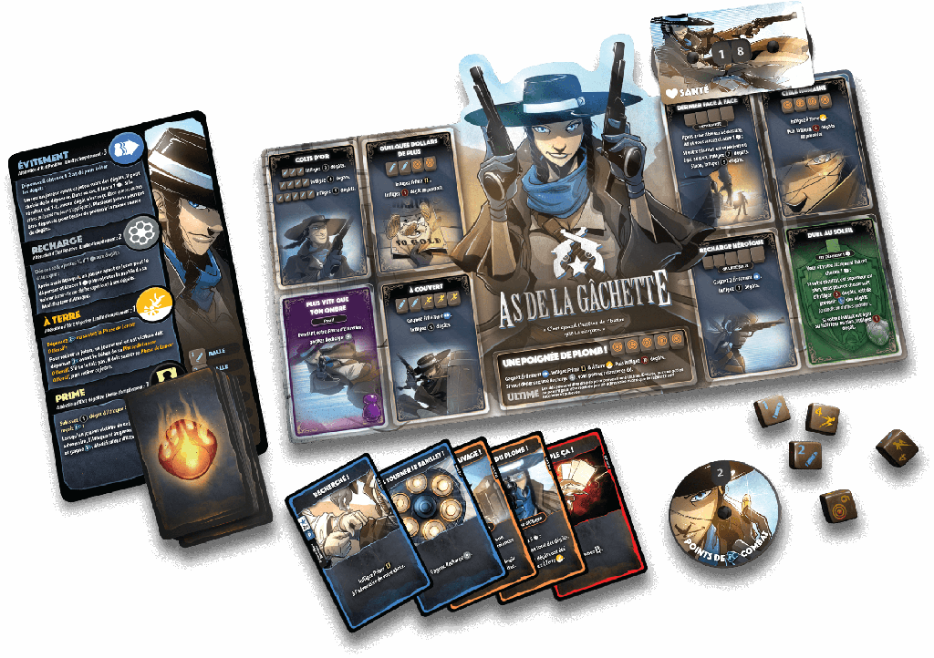 Dice Throne: Saison 2 Combat 1 As de la Gachette vs. Samourai (French)