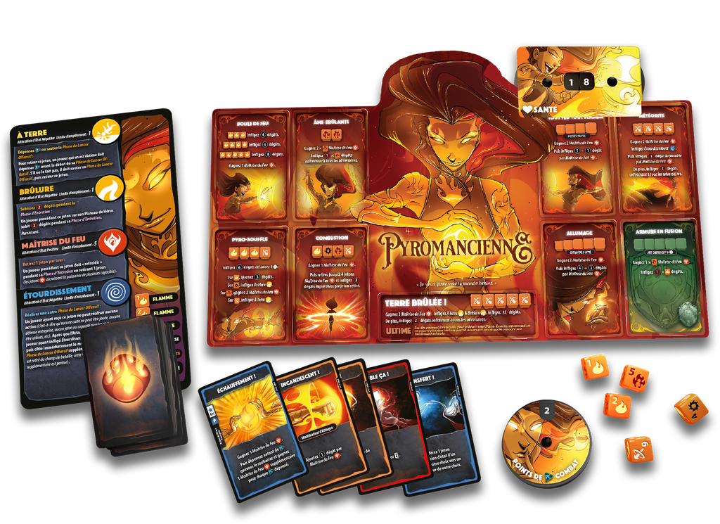 Dice Throne: Saison 1 Remasterisee Combat 3 Pyromancien vs. Voleur de l'ombre (French)