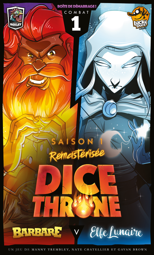 Dice Throne: Saison 1 Remasterisee Combat 1 Barbare vs. Elfe Lunaire (French)