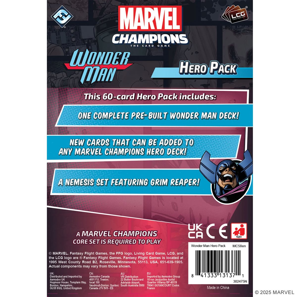 Marvel Champions LCG Hero Pack: Wonder Man (English)