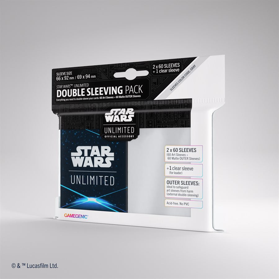 Star Wars : Pack de pochettes doubles Unlimited Art Sleeves : Bleu sidéral
