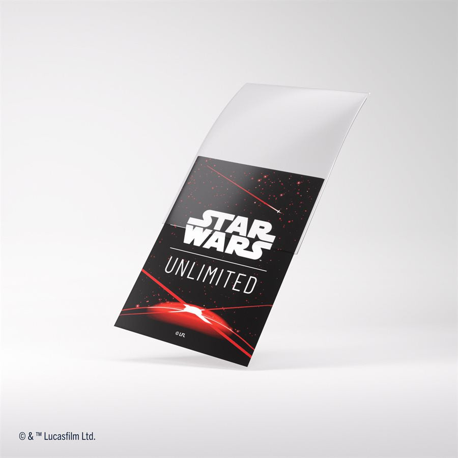 Star Wars : Pack de pochettes doubles Unlimited Art Sleeves : Rouge sidéral