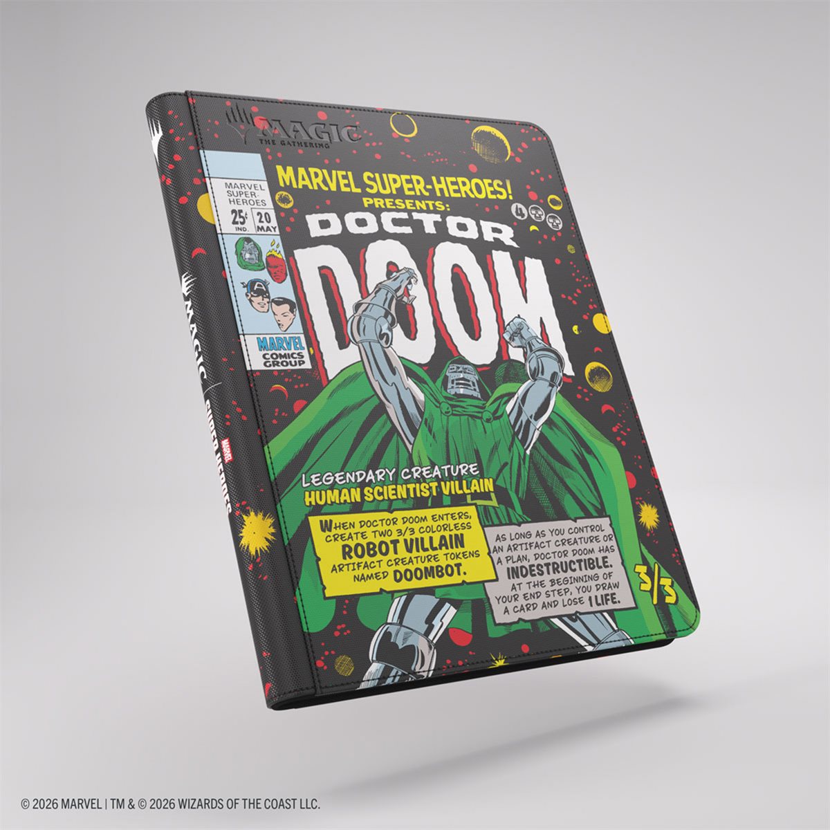 Zip-Up Album 18-Pocket: Doc Doom / Spider-Man Pan