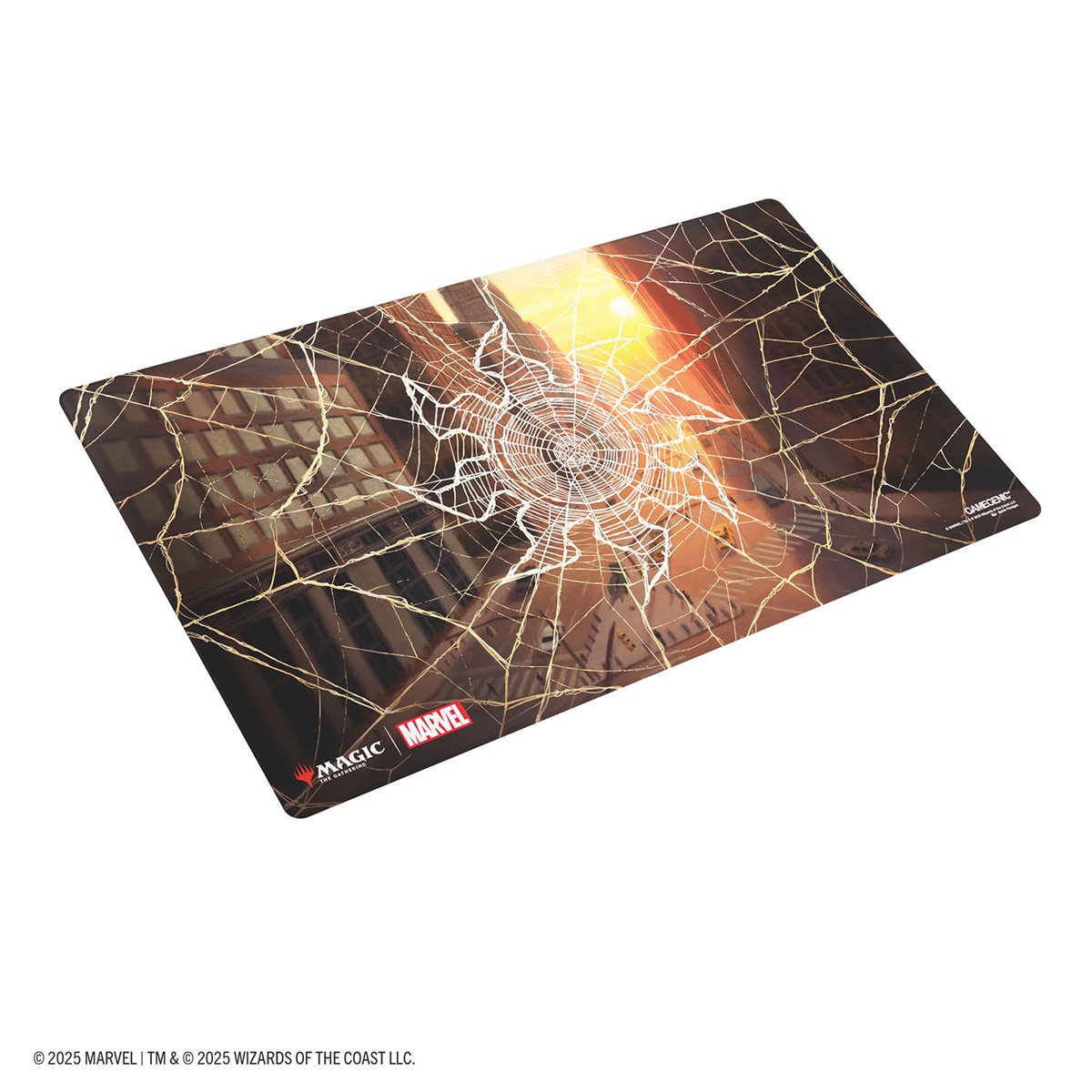Magic: The Gathering - Tapis de jeu brillant Spider-Man de Marvel : Plaines