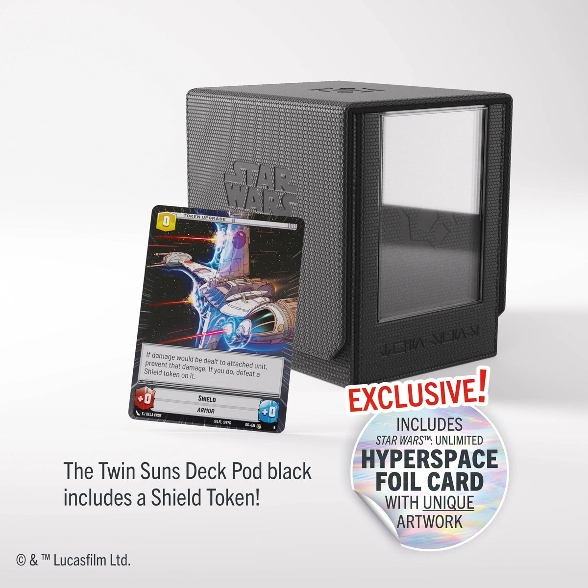 Star Wars: Unlimited: Twin Suns Deck Pod: Black