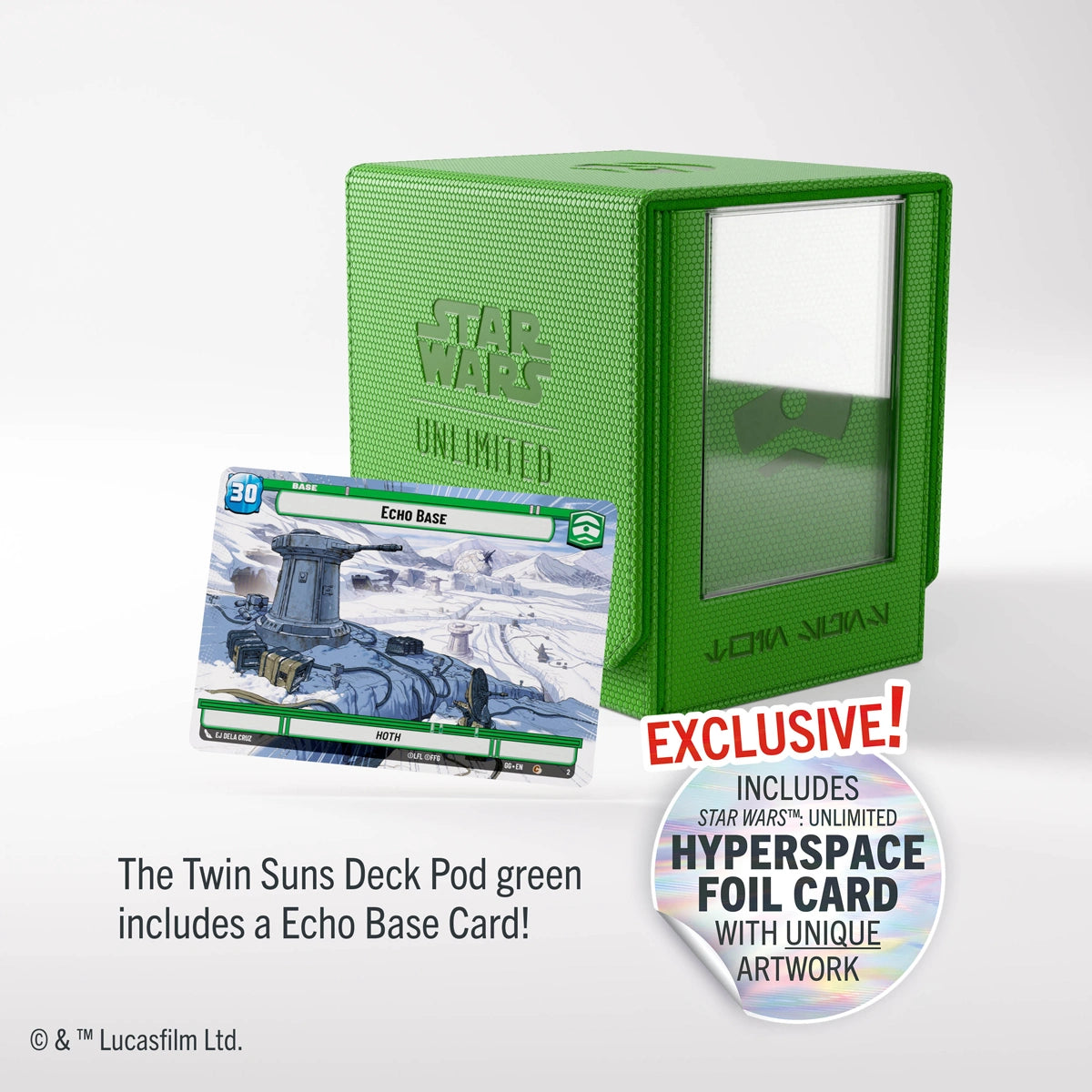 Star Wars: Unlimited: Twin Suns Deck Pod: Green