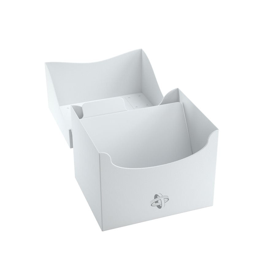 Boîte de rangement pour cartes Deck Box : Support latéral XL 100+ : Blanc