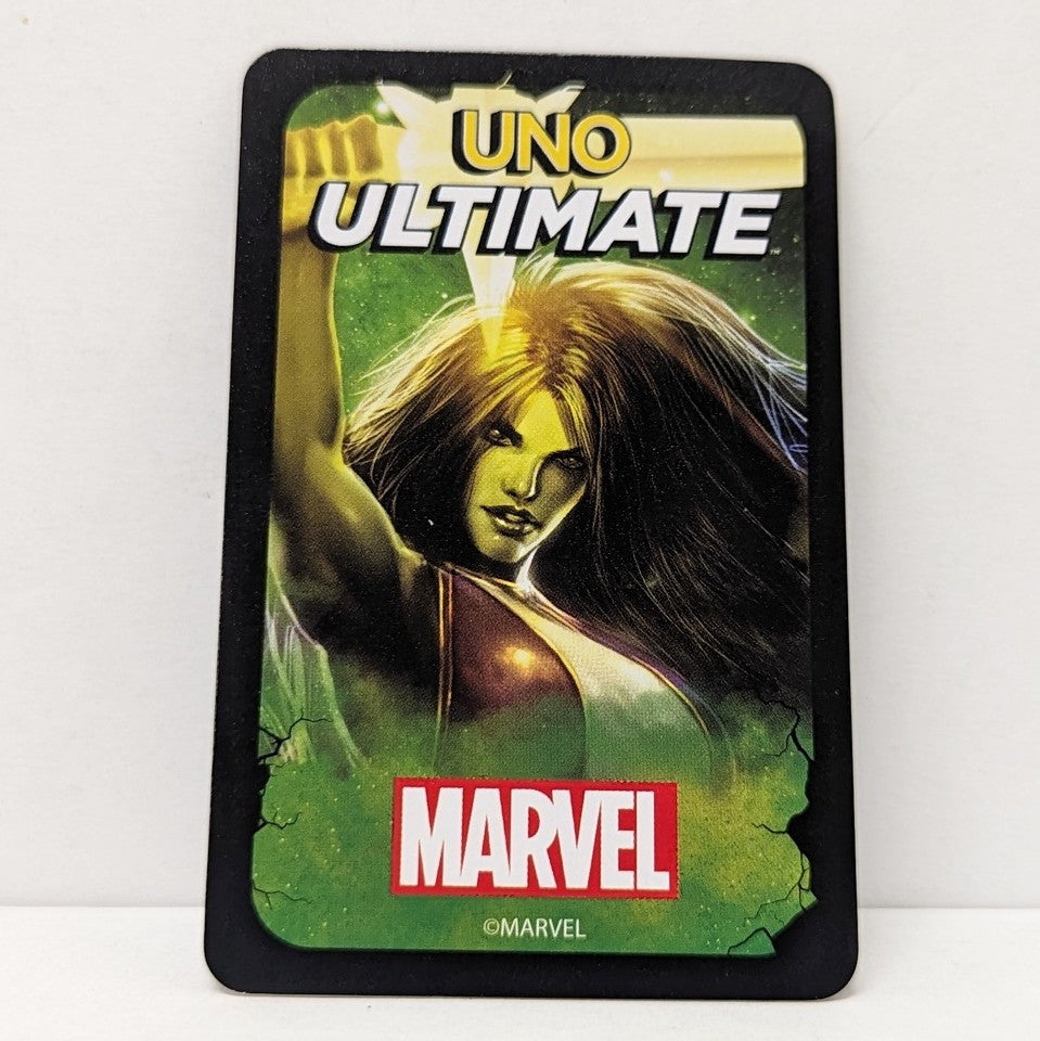 Uno Ultimate Marvel - Feuille de brûlure gamma