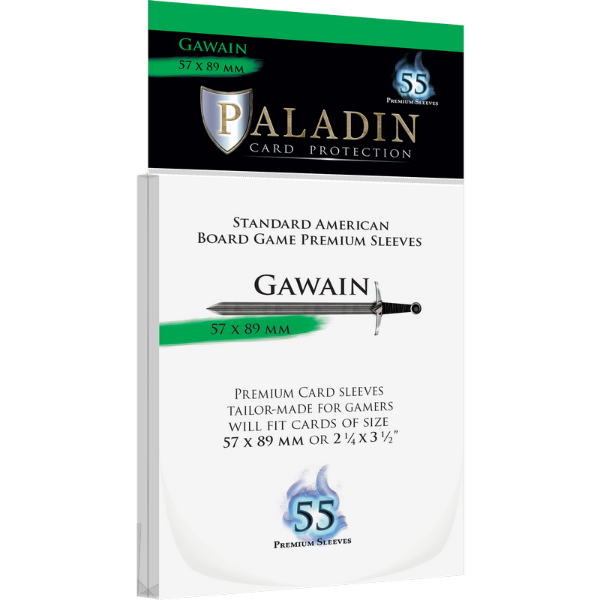 Paladin Sleeves - Gawain - 57MM x 89MM Paladin Sleeves - Gawain - 57MM x 89MM