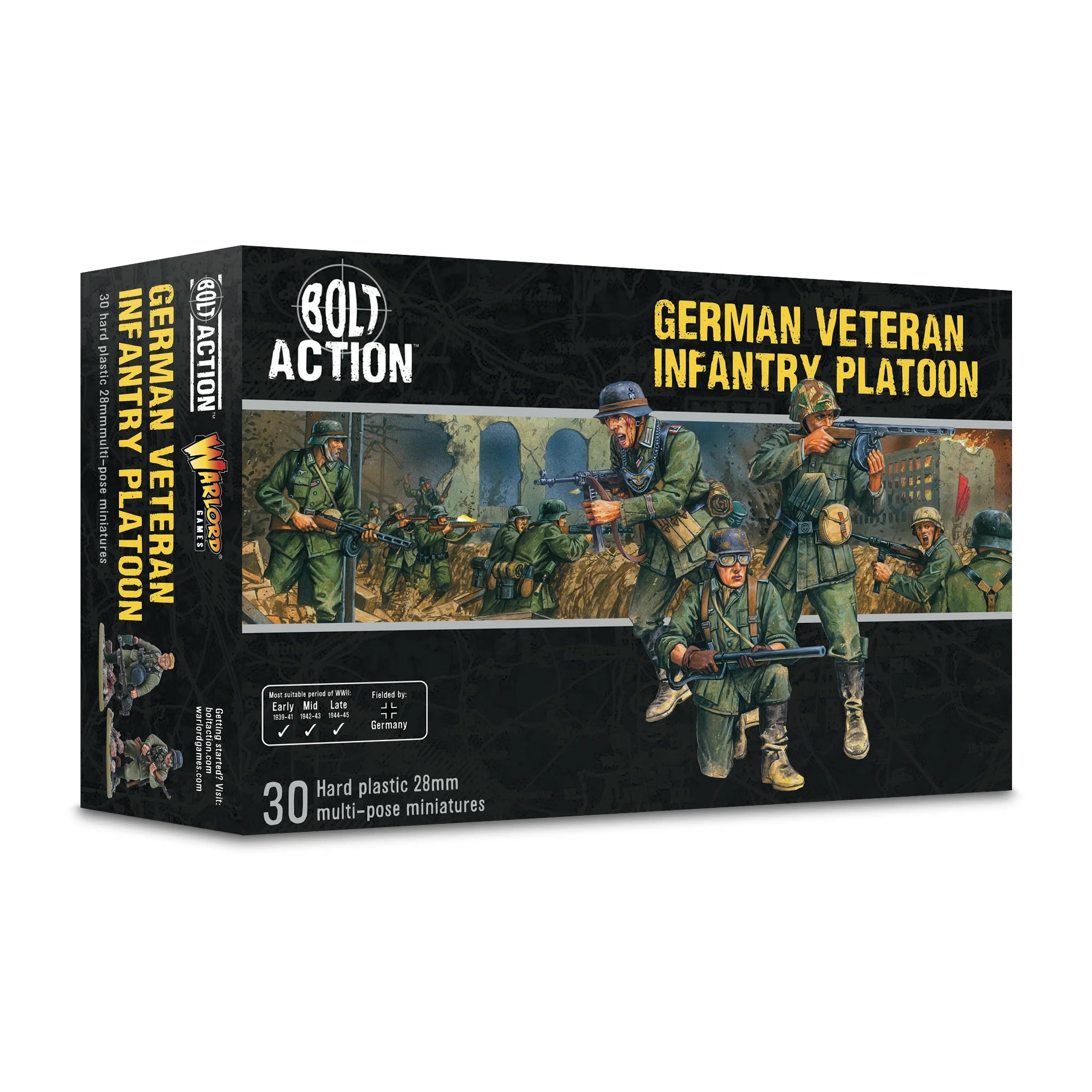 Bolt Action - Peloton d'infanterie vétéran allemand (anglais)