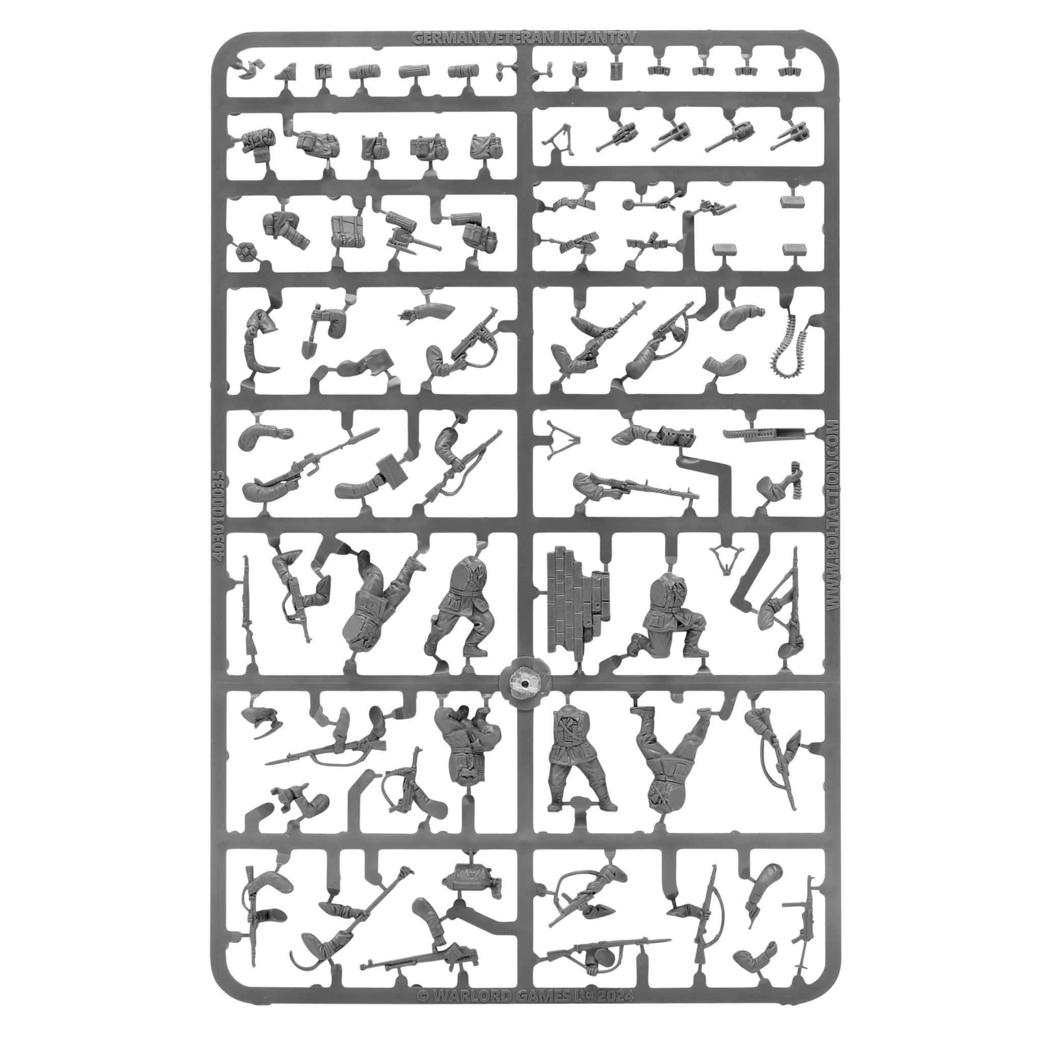 Bolt Action German Veteran Infantry Platoon (English)