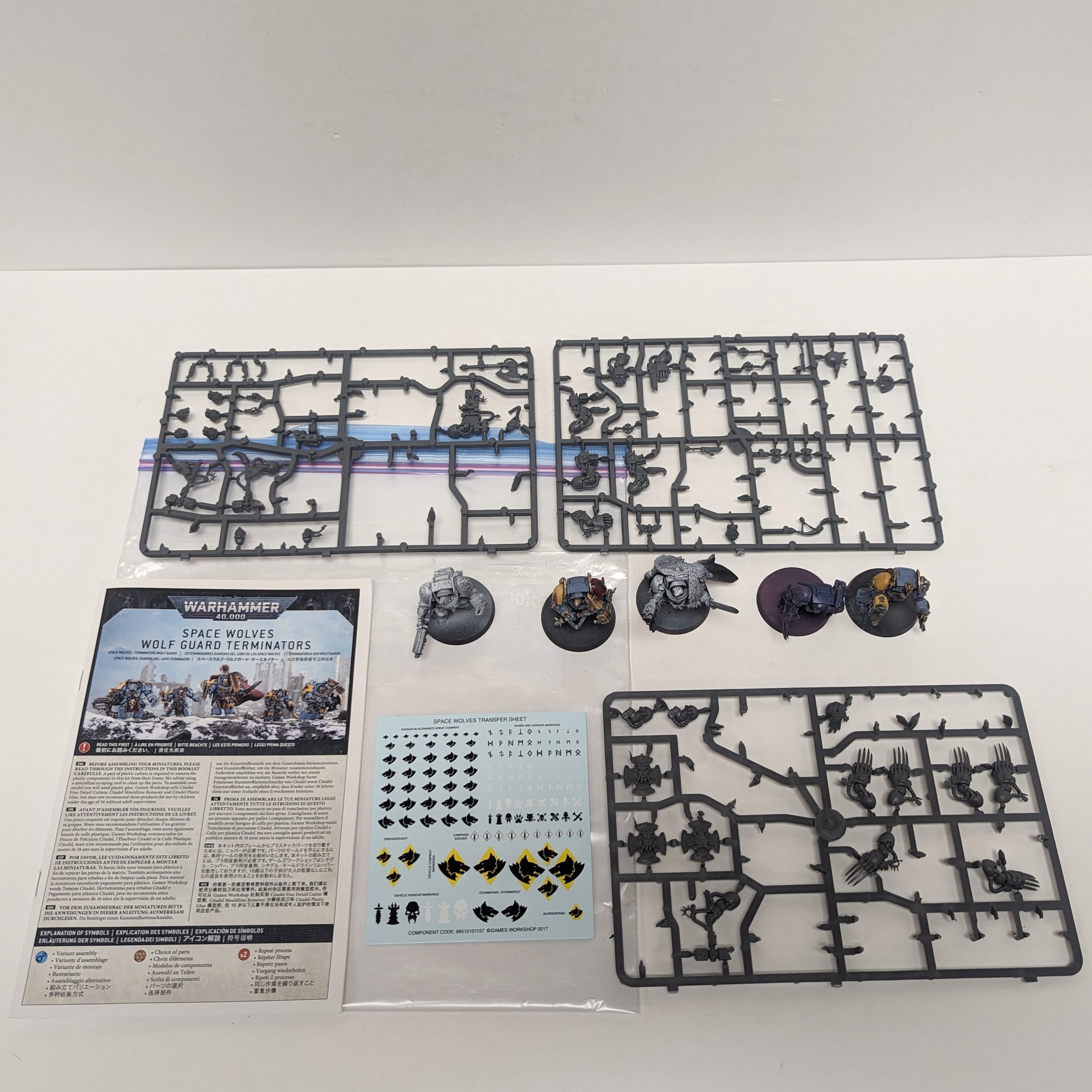 Space Wolves: Wolf Guard Terminators (Used)