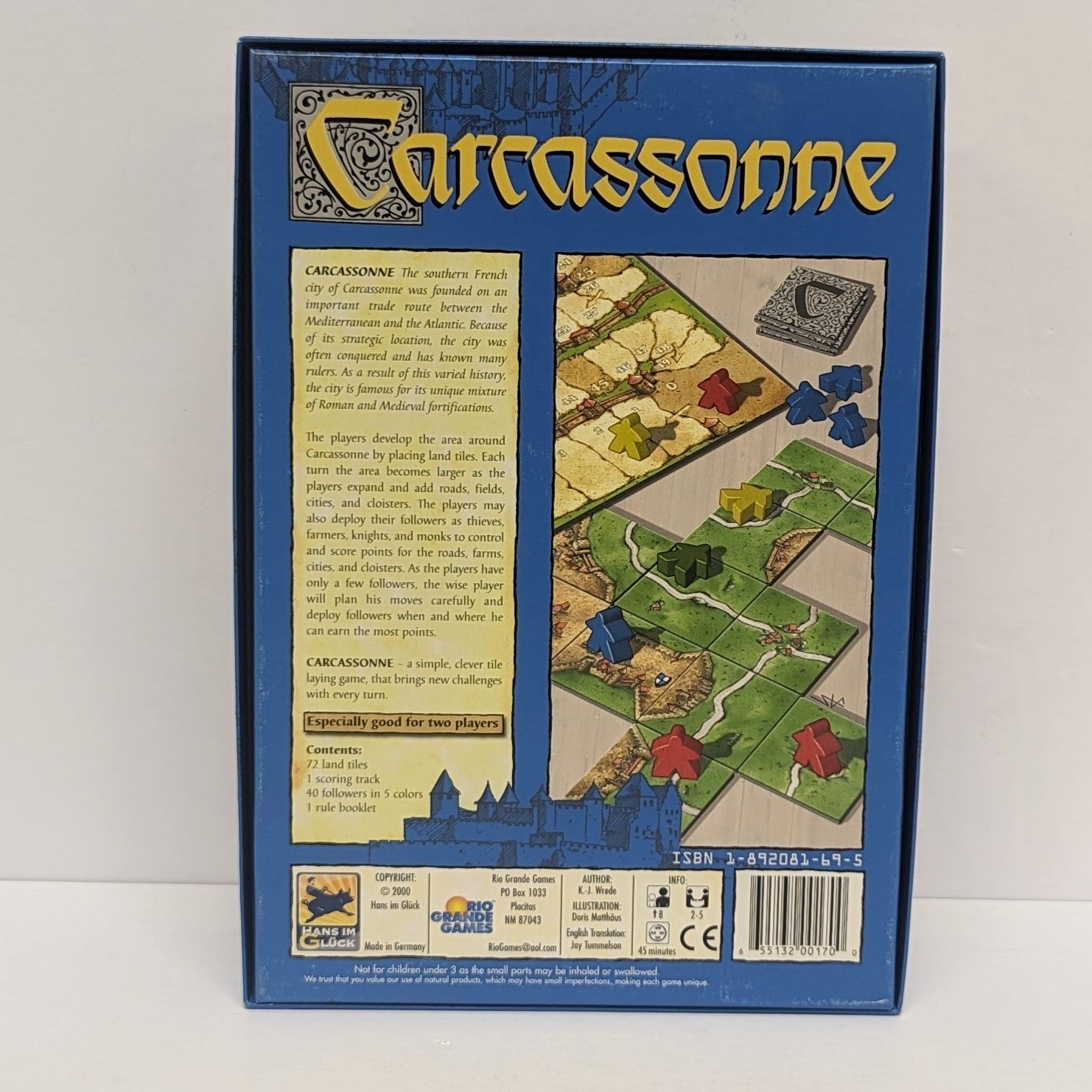 Carcassonne (English) (Used) (2)
