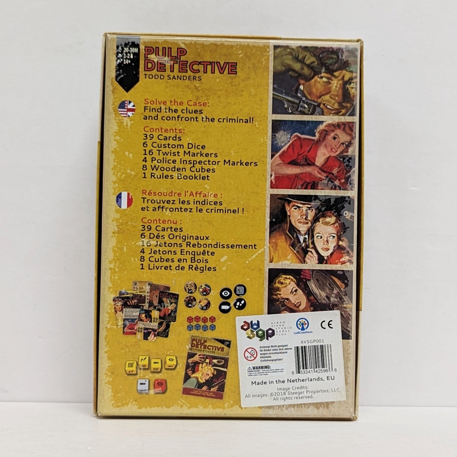 Pulp Detective + Expansion 1 and 2 (Multilingual) (Used)